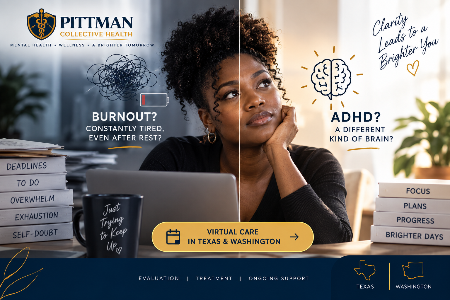 Adult ADHD or Chronic Burnout? How to Tell the Difference and When Virtual Care Can Help